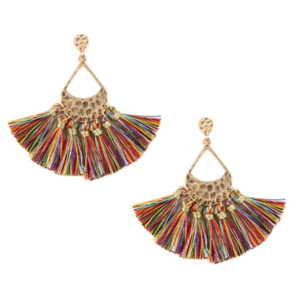 Cute fringe earrings
